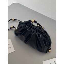 Bottega Veneta Mini Pouch In Black Patent Leather 100