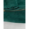 Bottega Veneta Chain Cassette Bag In Emerald Green Suede 501