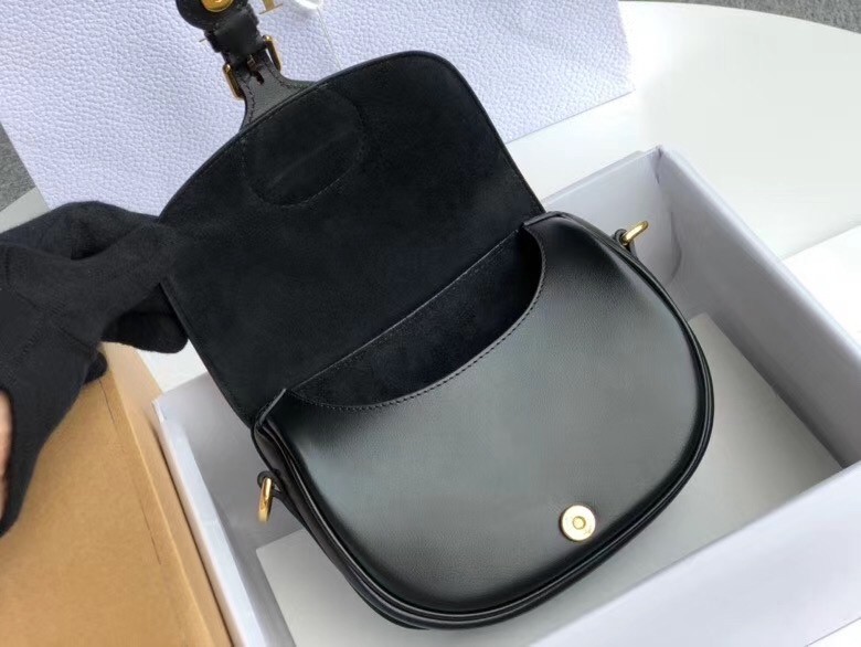 Dior Small Bobby Bag In Black Calfskin 505