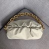 Bottega Veneta The Chain Pouch In Plaster Calfskin 590