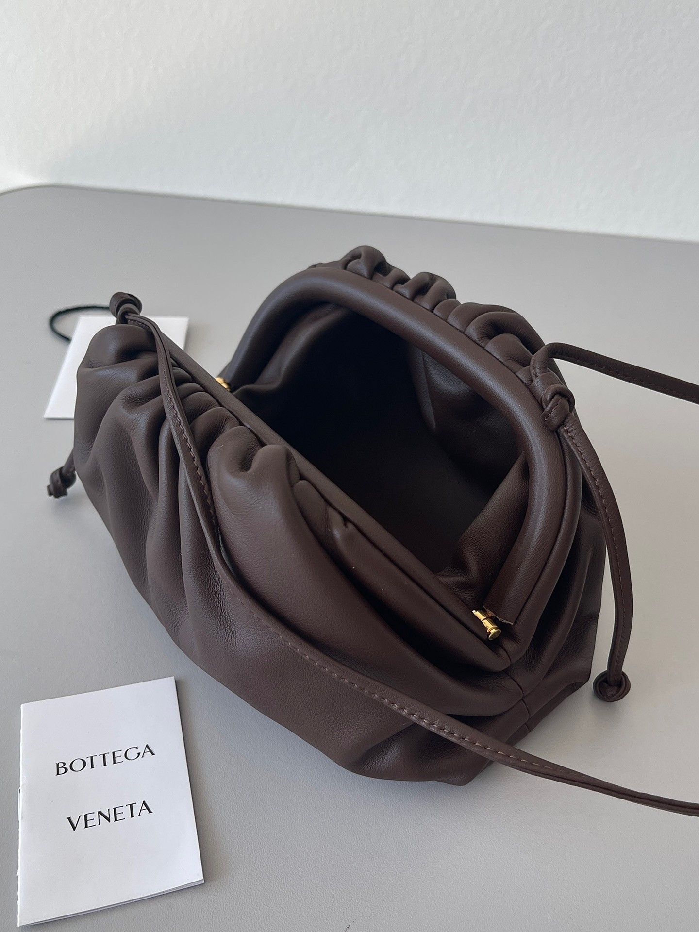 Bottega Veneta Mini Pouch Bag In Fondant Calfskin 702