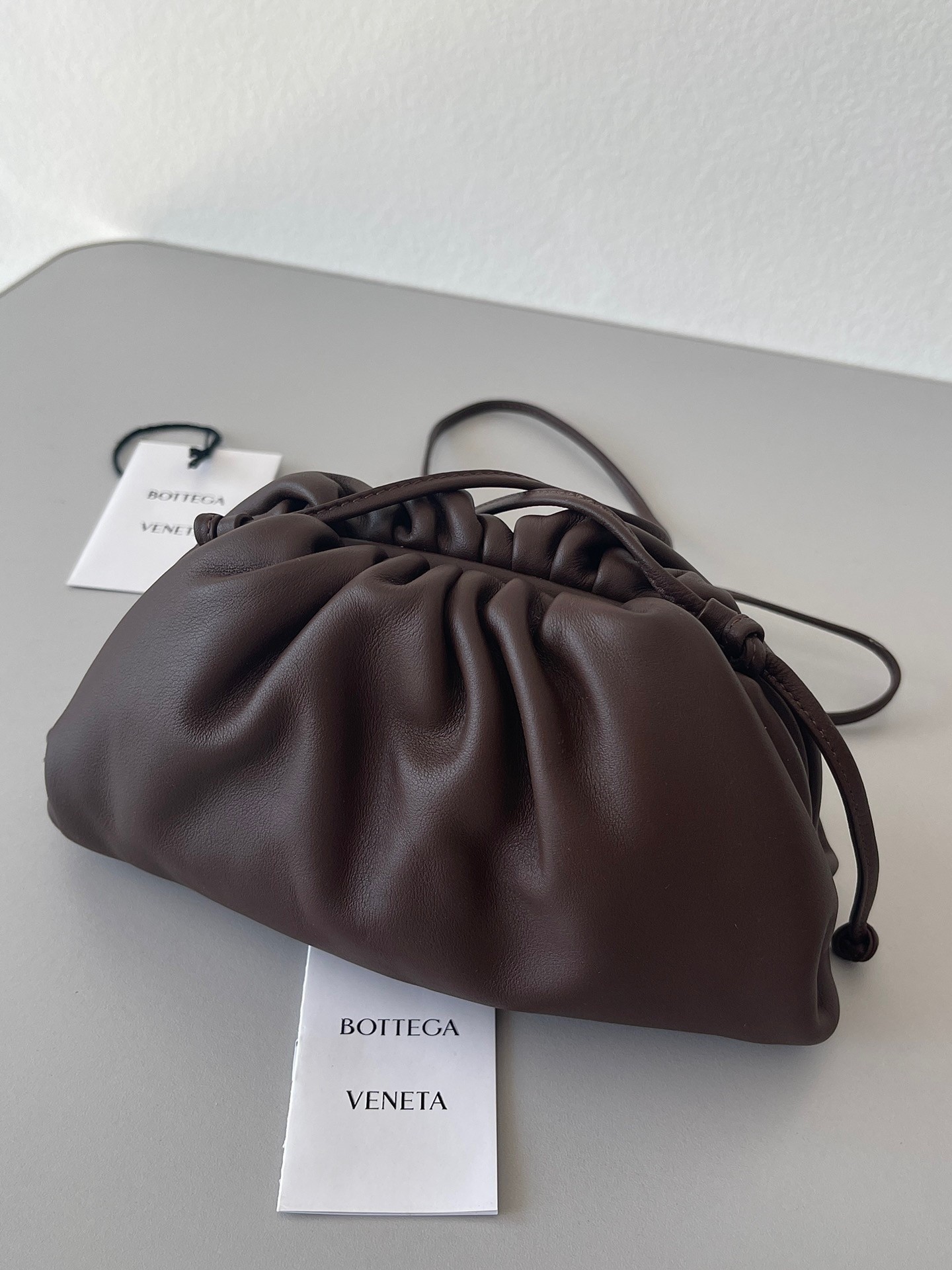 Bottega Veneta Mini Pouch Bag In Fondant Calfskin 702