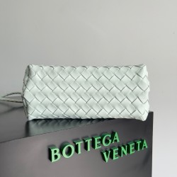 Bottega Veneta Small Andiamo Bag In Glacier Intrecciato Lambskin 762