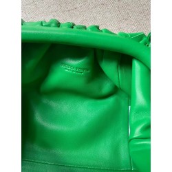 Bottega Veneta Mini Pouch In Green Intrecciato Lambskin 791