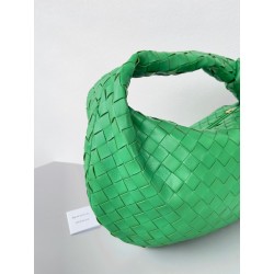 Bottega Veneta BV Jodie Teen Bag In Green Intrecciato Leather 898