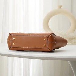 Bottega Veneta Arco Small Bag In Caramel Intrecciato Calfskin 988