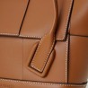 Bottega Veneta Arco Small Bag In Caramel Intrecciato Calfskin 988