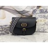 Dior Large Bobby Bag In Black Calfskin 654