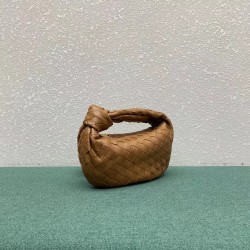 Bottega Veneta BV Jodie Mini Bag In Caramel Intrecciato Lambskin 179