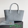 Bottega Veneta Cabat Medium Bag In Thunder Intrecciato Lambskin 264