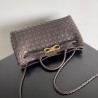 Bottega Veneta Andiamo Small East/West Bag In Fondant Intrecciato Lambskin 326