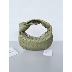 Bottega Veneta BV Jodie Mini Bag In Travertine Intrecciato Lambskin 670