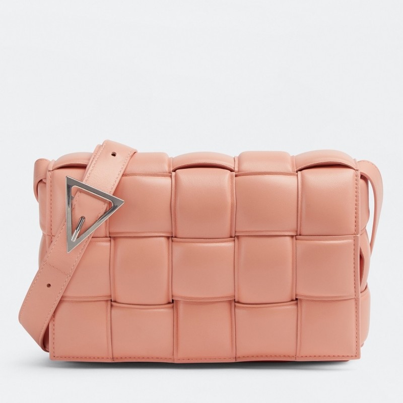 Bottega Veneta Padded Cassette Bag In Peachy Lambskin 783 Bottega Veneta Padded Cassette Bag In Peachy Lambskin 783