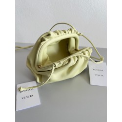 Bottega Veneta Mini Pouch Bag In Zest Washed Calfskin 825