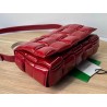 Bottega Veneta Padded Cassette Bag In Red Deerskin 848