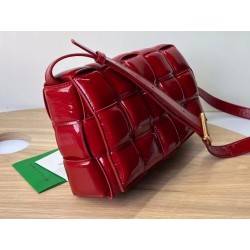 Bottega Veneta Padded Cassette Bag In Red Deerskin 848