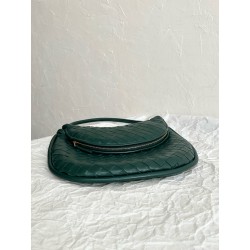 Bottega Veneta Gemelli Medium Bag in Emerald Green Intrecciato Lambskin 881