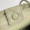 Bottega Veneta Small Andiamo Bag In Travertine Intrecciato Lambskin 916