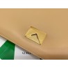 Bottega Veneta Mount Medium Envelope Bag In Almond Calfskin 969