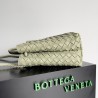 Bottega Veneta Medium Andiamo Bag In Travertine Intrecciato Lambskin 415