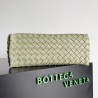 Bottega Veneta Medium Andiamo Bag In Travertine Intrecciato Lambskin 415