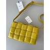 Bottega Veneta Padded Cassette Bag In Yellow Lambskin 459