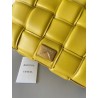 Bottega Veneta Padded Cassette Bag In Yellow Lambskin 459