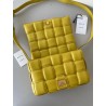 Bottega Veneta Padded Cassette Bag In Yellow Lambskin 459