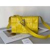 Bottega Veneta Cassett Bag In Yellow Wrinkled Calfskin 135