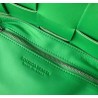 Bottega Veneta Cassett Bag In Green Intrecciato Lambskin 222