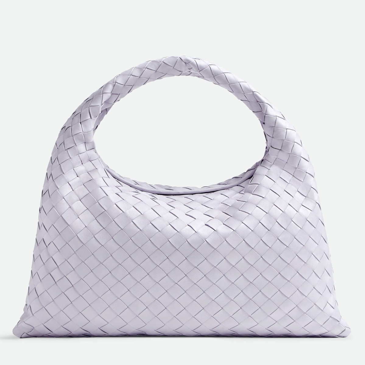 Bottega Veneta Small Hop Bag in Oyster Intrecciato Calfskin 264