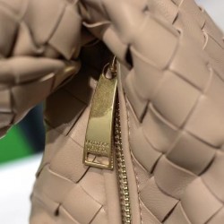 Bottega Veneta BV Jodie Mini Bag In Porridge Intrecciato Lambskin 375