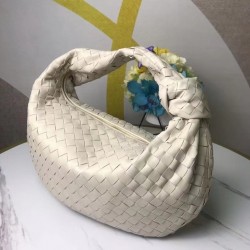 Bottega Veneta BV Jodie Small Bag In White Intrecciato Leather 299