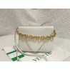 Bottega Veneta Mount Medium Envelope Bag In White Calfskin 329