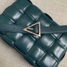 Bottega Veneta Padded Cassette Bag In Green Calfskin 891