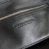 Bottega Veneta Small Cassette Bag In Black Intrecciato Lambskin 979