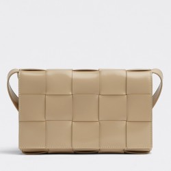 Bottega Veneta Cassett Bag In Porridge Intrecciato Lambskin 607