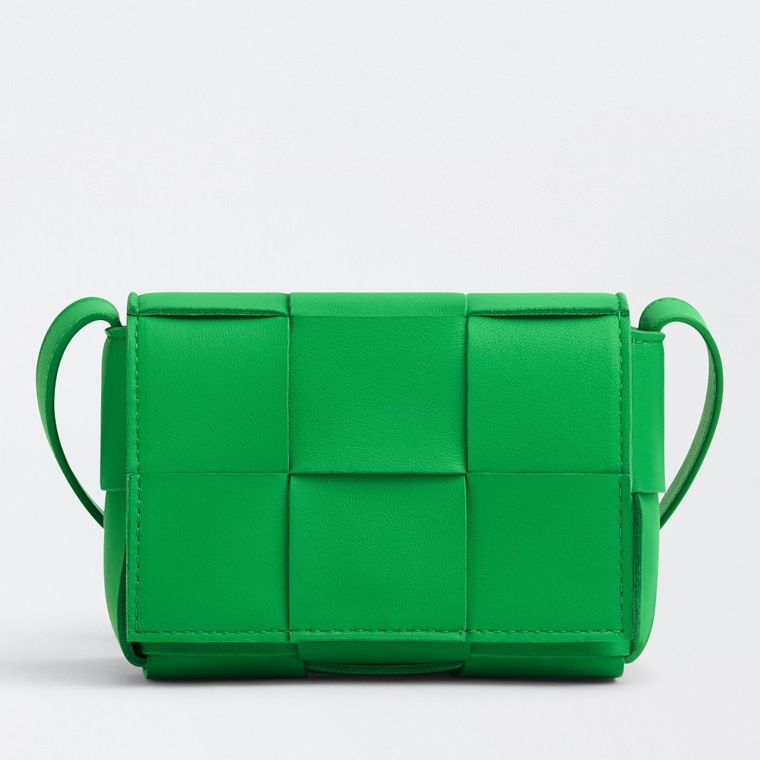 Bottega Veneta Candy Cassette Bag In Parakeet Lambskin 288