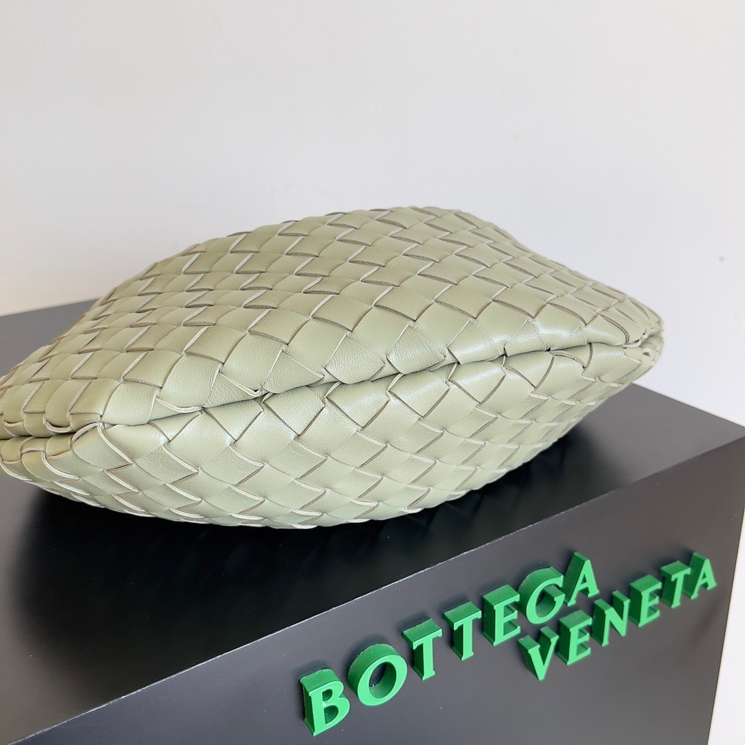 Bottega Veneta Small Sardine Bag In Travertine Intrecciato Lambskin 540