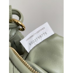 Bottega Veneta Gemelli Medium Bag in Travertine Intrecciato Lambskin 603