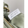 Bottega Veneta Gemelli Medium Bag in Travertine Intrecciato Lambskin 603