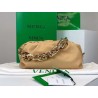 Bottega Veneta The Chain Pouch Bag In Beige Calfskin 765