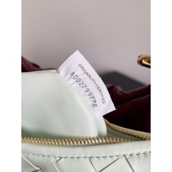 Bottega Veneta Gemelli Small Bag in Glacier/Barolo Intrecciato Lambskin 648