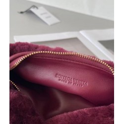 Bottega Veneta Mini BV Jodie Bag In Mystic Shearling  312