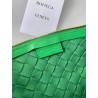 Bottega Veneta Turn Bag In Green Intrecciato Lambskin 920