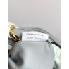 Bottega Veneta Gemelli Small Bag in Grey/Glacier Intrecciato Lambskin 394