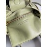 Bottega Veneta Mini Cassette Tote Bag In Travertine Lambskin 476