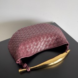 Bottega Veneta Small Sardine Bag In Barolo Intrecciato Lambskin 162