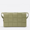 Bottega Veneta Cassett Bag In Travertine Intrecciato Lambskin 282