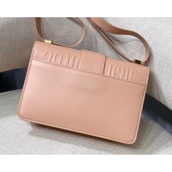 Dior 30 Montaigne Shoulder Bag In Pale Pink Calfskin  883